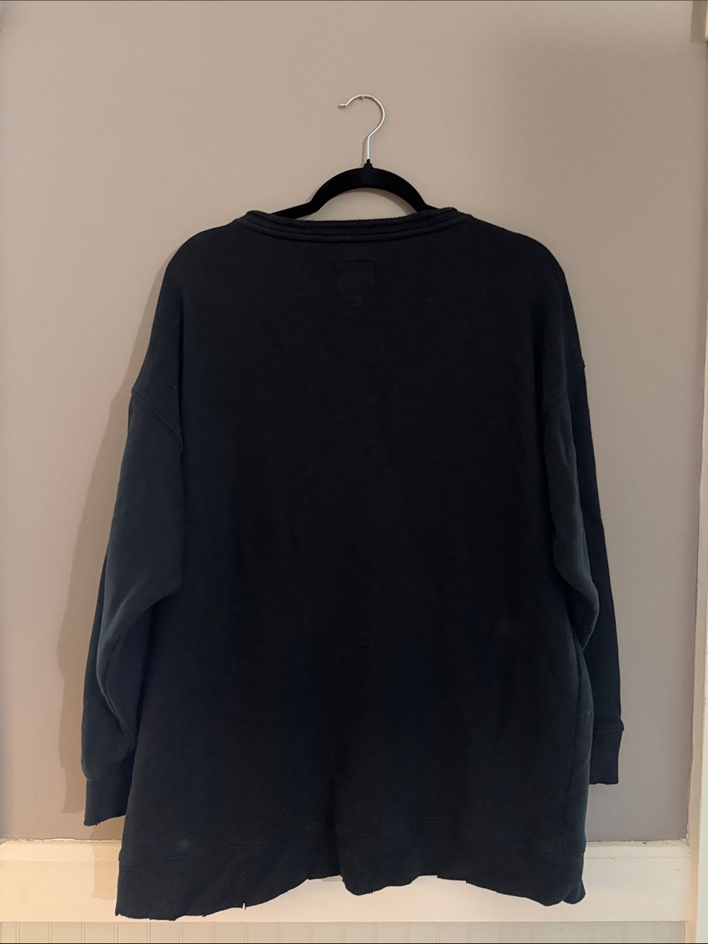 Like new Aerie Lace Up Oversized
Crew Sweatshirt - Picture 4 of 4